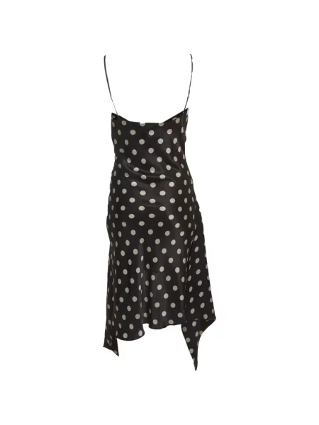 Rochie Nicholas cu buline asimetrică negru