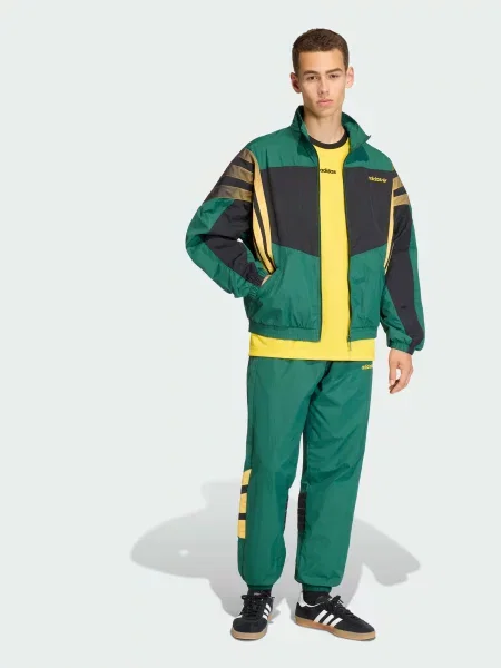 Джоггеры Adidas зеленые
