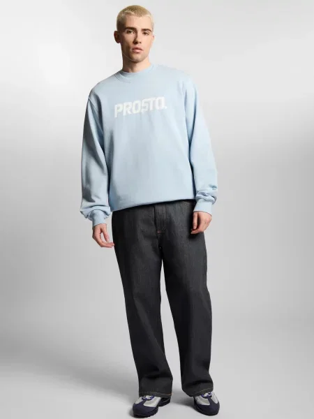 Bluza sportowa Prosto Old Logo bez kaptura niebieska
