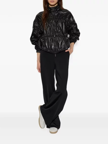 Geacă Emporio Armani cu volane negru