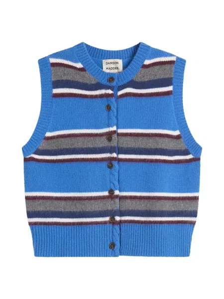 Kamizelka Damson Madder niebieska