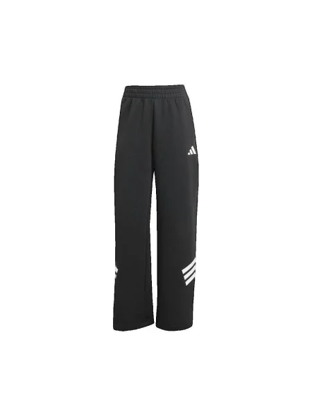 Pruhované nohavice Adidas čierna