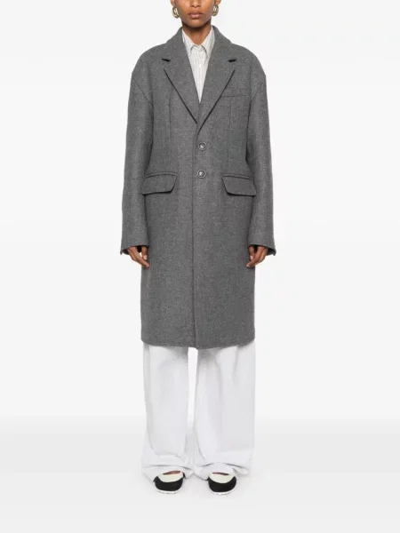 Palton Dsquared2 cu rever gri