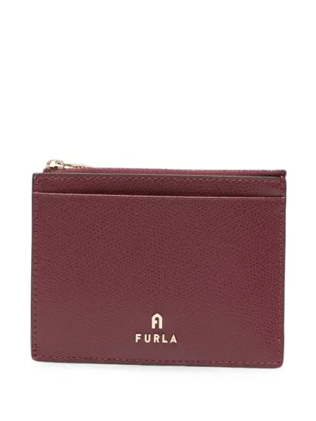 Portofel Furla cu autograf roșu