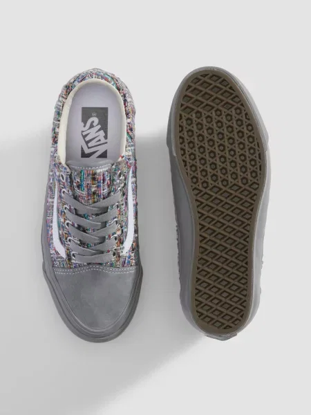 Кеды Vans из нубука серые