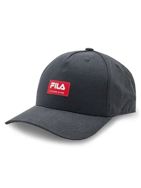 Шапка Fila с апликация черно
