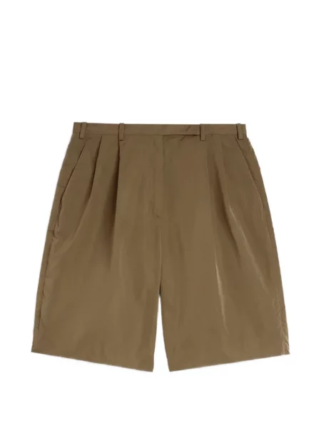 Pantaloni scurți Jil Sander maro