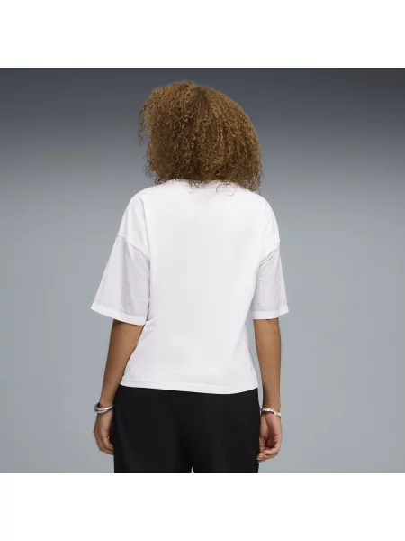 PUMA koszulka oversize HER Odzież S biały