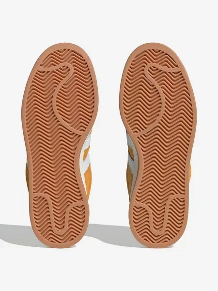 Замшевые кроссовки Adidas Originals желтые