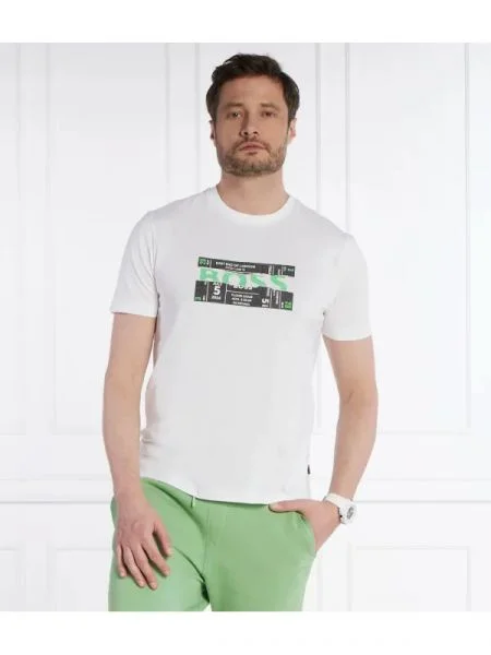 BOSS ORANGE Tricou Te_BossTicket alb