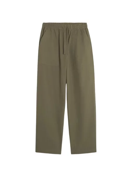 Pantaloni Maison Kitsune cu cordon verde