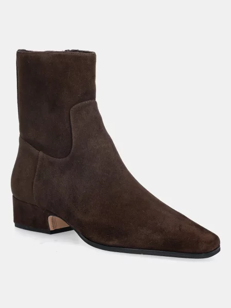 Σουέτ μπότες Nokwol Dusty Chocolate Suede γυναικείες Dusty Chocolate Suede καφέ