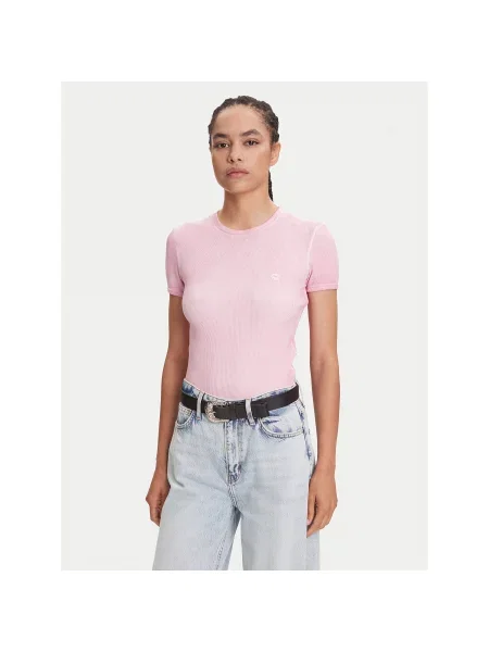 Miss Sixty T-Shirt Slim Fit ροζ