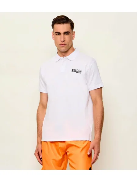 Tricou polo Plein Sport alb