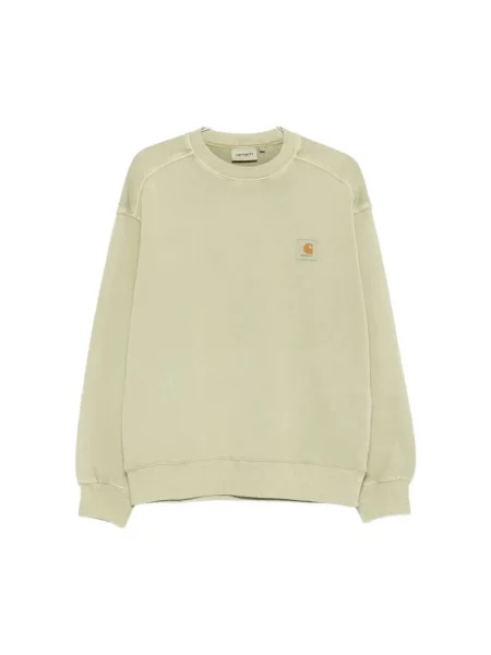 Carhartt Wip Bluzy Mężczyzna L Nelson Sweat zielony
