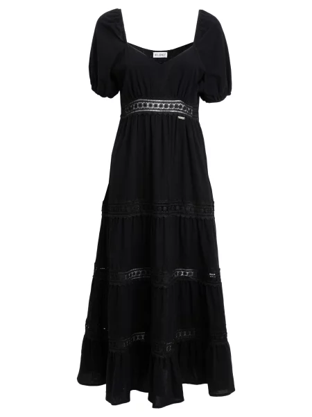 Influencer Poletna obleka črna