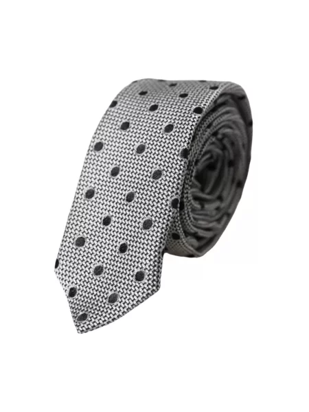 Krawat Dolce And Gabbana szary