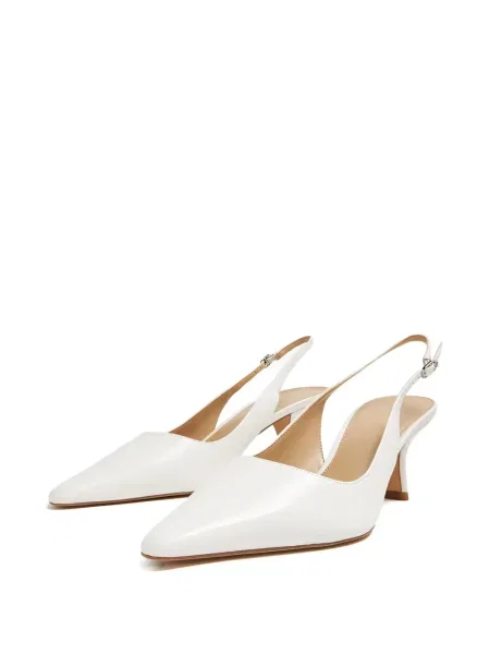 Pantofi cu toc Sam Edelman slingback alb