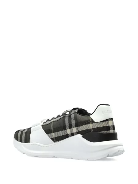 Kockás pántos sneaker Burberry zöld