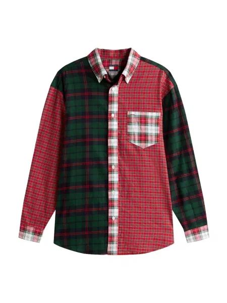 Cămașă Tommy Jeans roșu