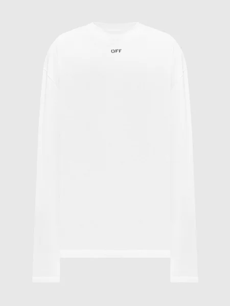Лонгслів з емблемою Arrow Off-white білий