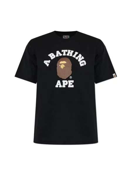 Koszulka A Bathing Ape® z logo czarna