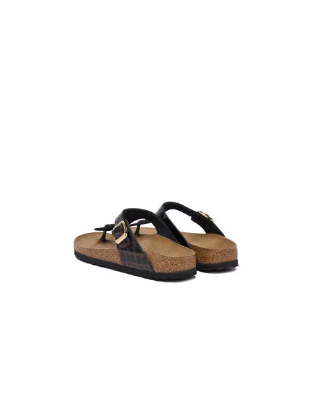 Šlepetės per pirštą Birkenstock Gizeh juoda