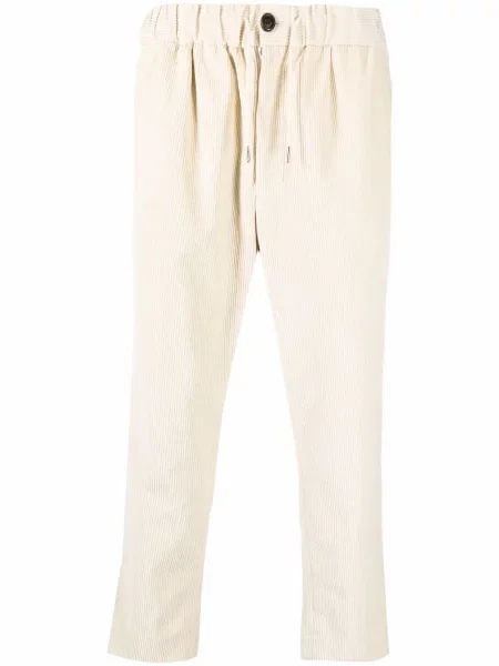 Pantaloni Ami Paris de catifea cord