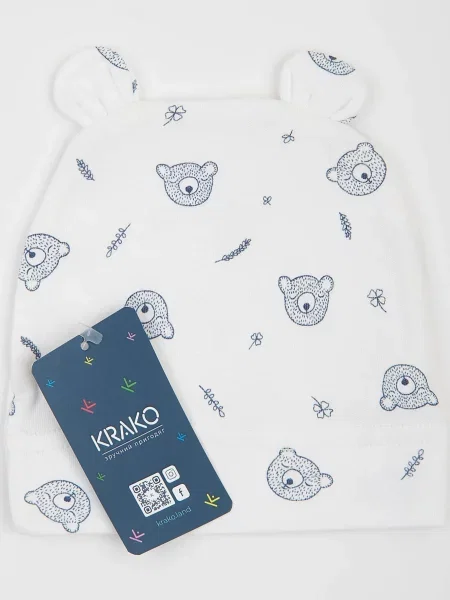 Детская шапка Krako белая