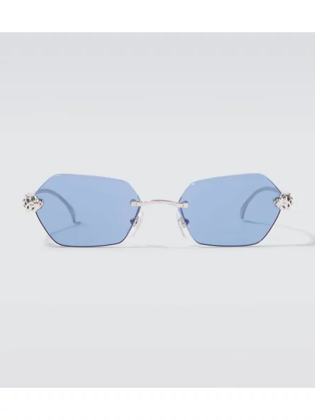 Sunčane naočale Cartier Eyewear Collection srebrena