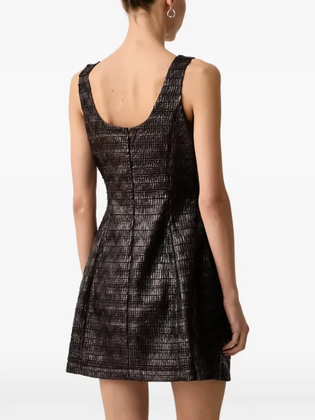 Rochie mini Silvian Heach fără mâneci maro