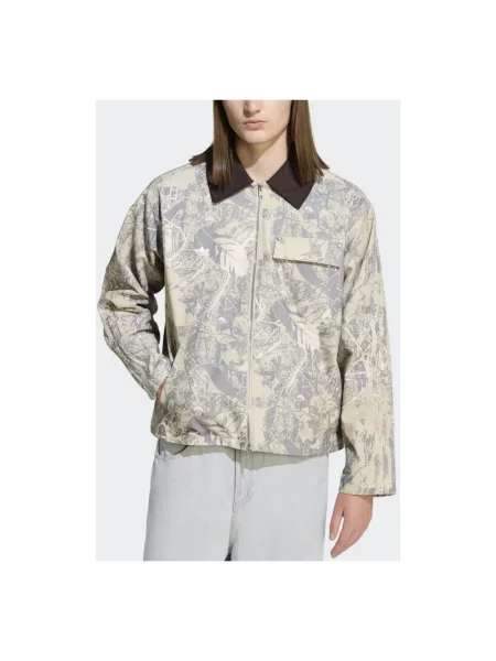 Kurtka Adidas Originals szara