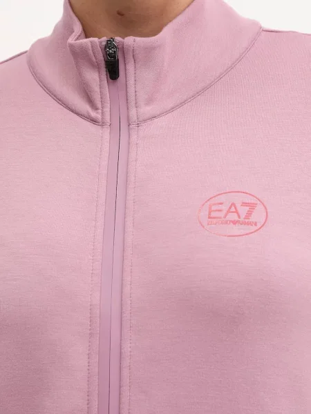 Костюмные брюки Ea7 Emporio Armani розовые