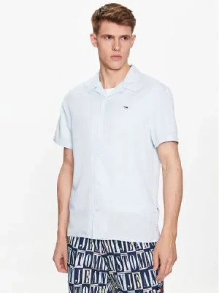 Srajca Tommy Jeans modra