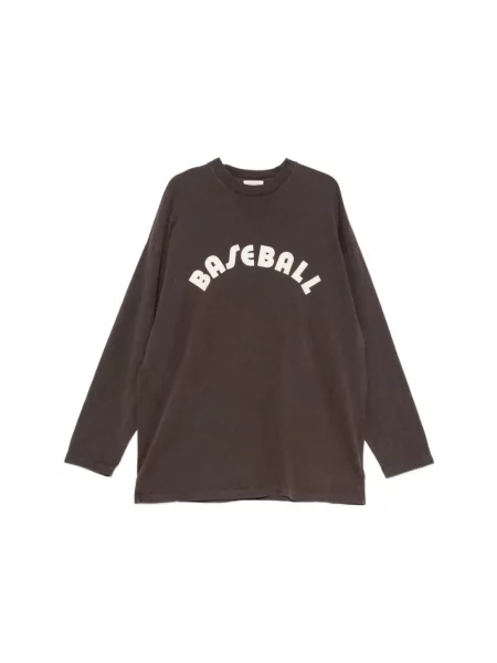 Bluza nierozpinana Fear Of God z okrągłym dekoltem brązowa
