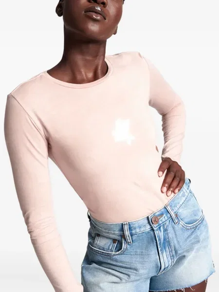 Tricou One Teaspoon lung roz