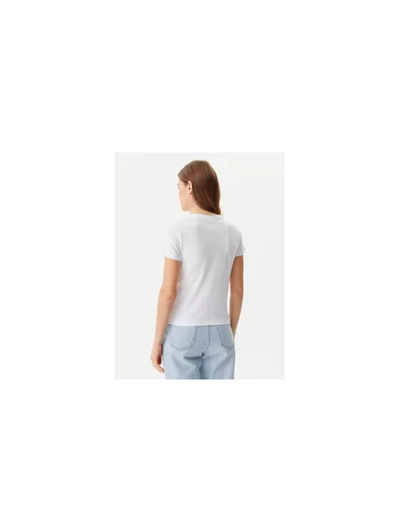 Guess Marškinėliai Slim Fit balta