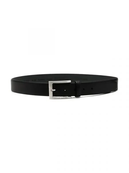BOSS BLACK De piele Barnabie negru