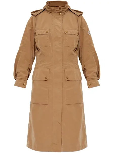 Geacă parka Moncler maro