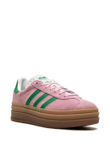 Zomšinės sportbačiai Adidas Gazelle rožinė