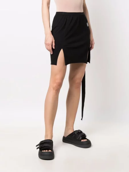 Sukně Rick Owens Drkshdw s potiskem černé