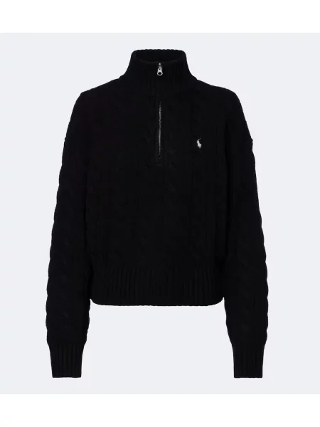 Pulover Polo Ralph Lauren de lână negru