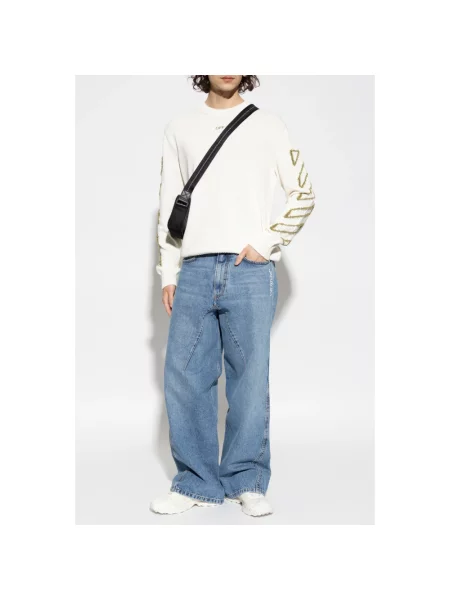 Bluza Off-white z logo biała