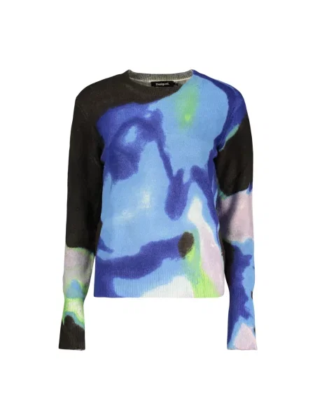 Sweter Desigual niebieski