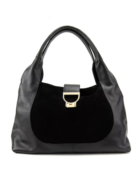 RoyalBag Сумка Шкіра/замша чорний