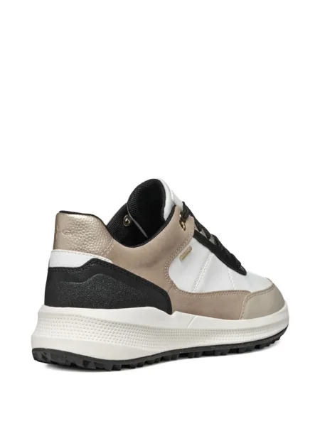 Sneakerși Geox din piele alb