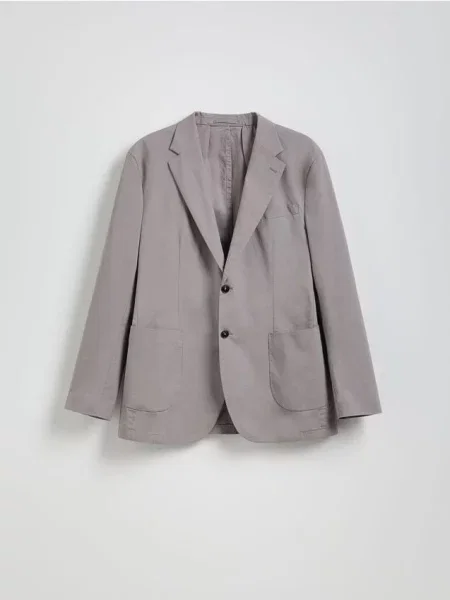 Reserved Sacou regular fit deschis gri