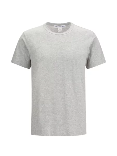 Koszulka Comme Des Garcons Shirt z okrągłym dekoltem szara