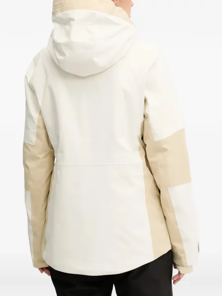 Geacă The North Face cu glugă alb