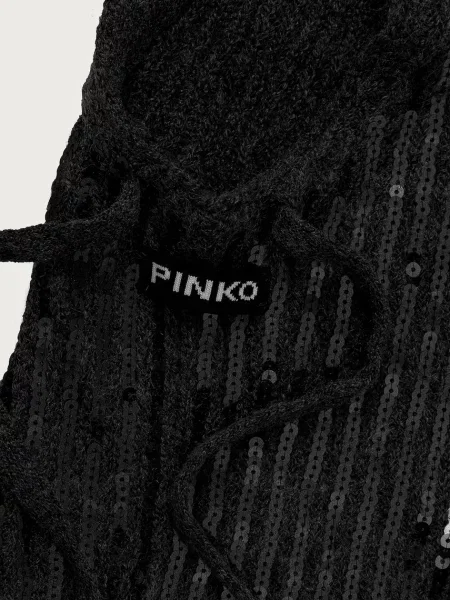 Căciulă Pinko cu glugă negru